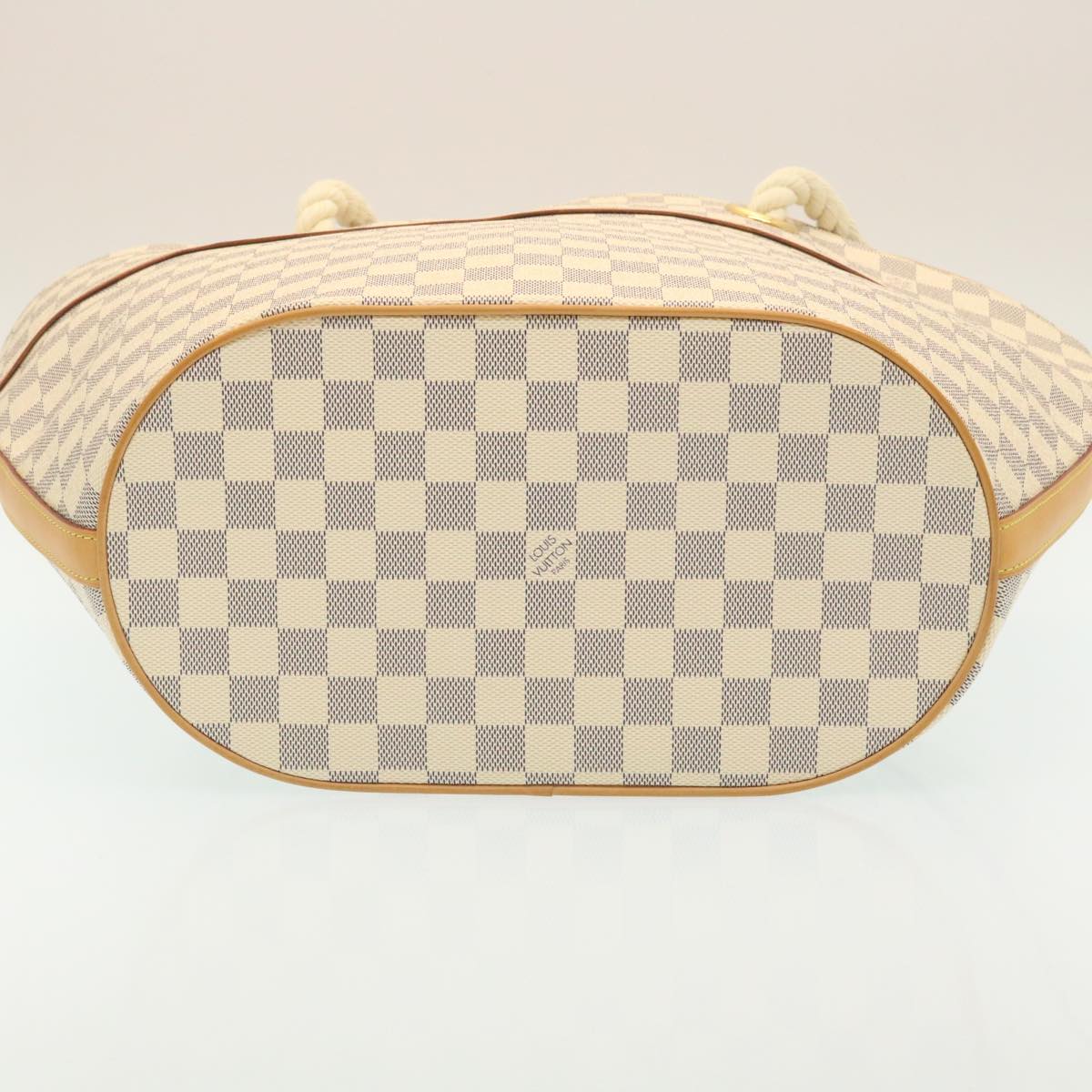 LOUIS VUITTON Damier Azur Pumplon PM Tote Bag N48057 LV Auth 29173A