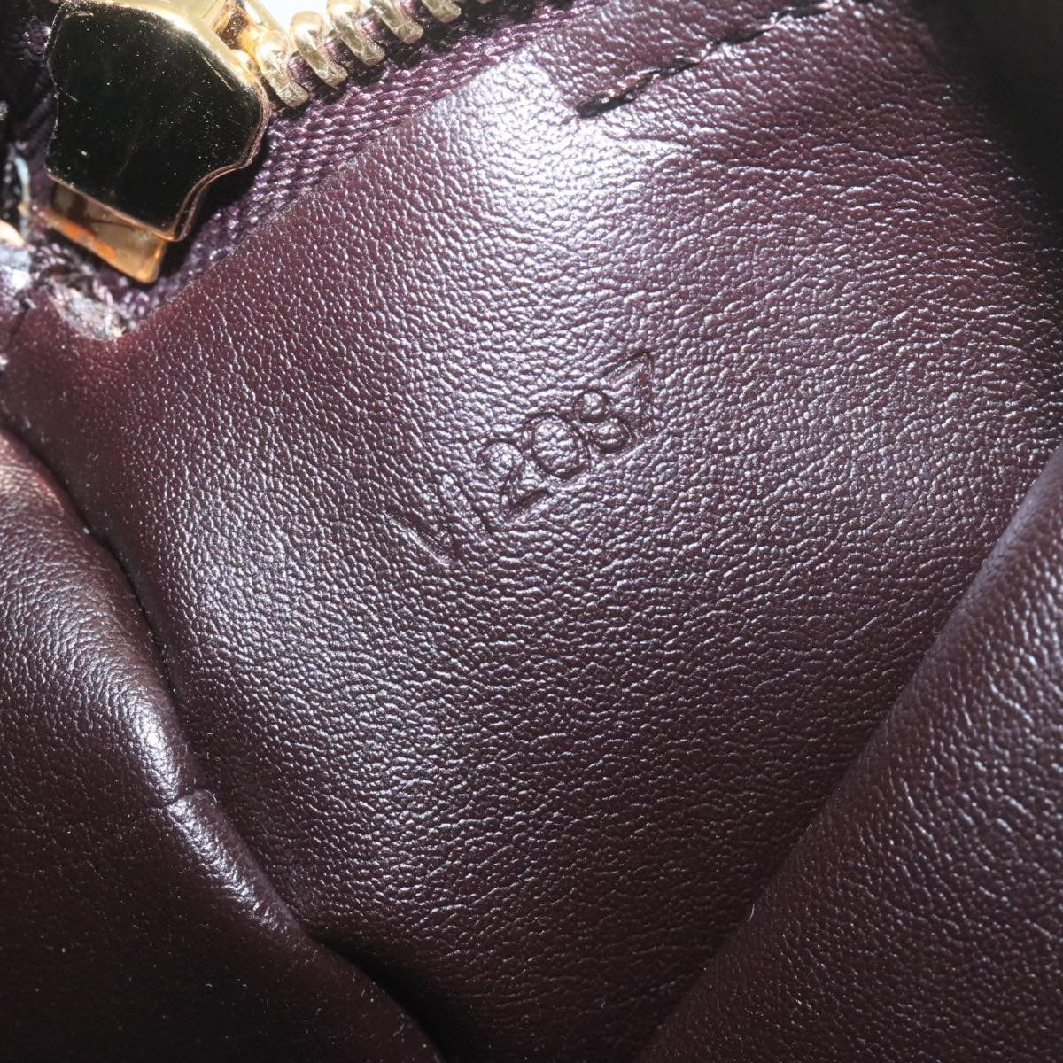 LOUIS VUITTON Monogram Vernis Bedford Hand Bag Amarante M91996 LV Auth 29174