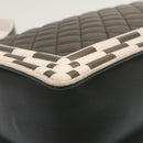 CHANEL Matelasse Boy Chanel Chain Shoulder Bag Lamb Skin Black CC Auth 29190A-15