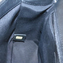 CHANEL Matelasse Boy Chanel Chain Shoulder Bag Lamb Skin Black CC Auth 29190A-20