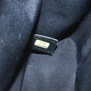 CHANEL Matelasse Boy Chanel Chain Shoulder Bag Lamb Skin Black CC Auth 29190A-11