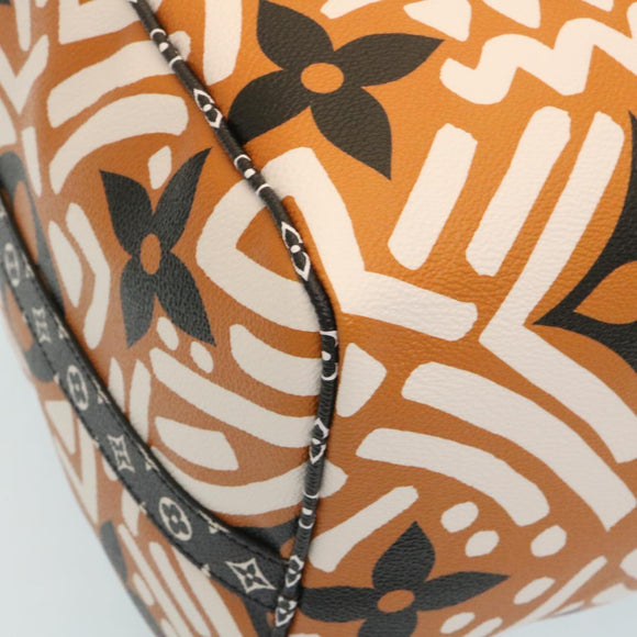 LOUIS VUITTON LV Crafty Keepall Bandouliere 45 Boston Caramel M45473 Auth 29194A