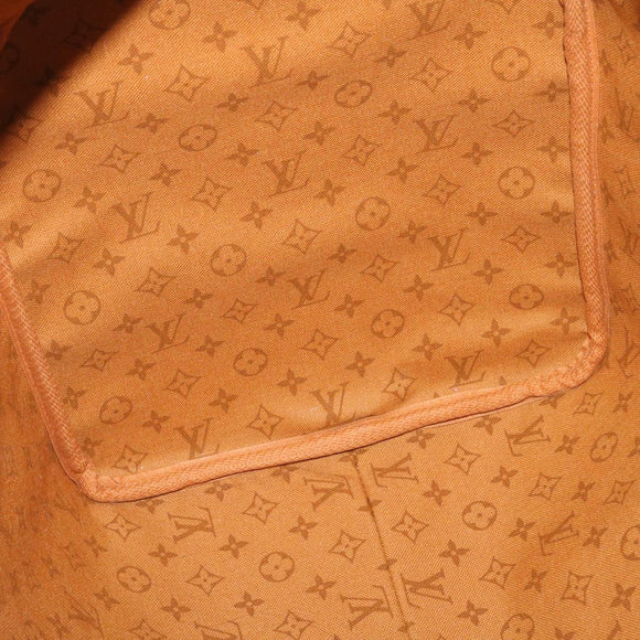 LOUIS VUITTON LV Crafty Keepall Bandouliere 45 Boston Caramel M45473 Auth 29194A