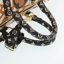 LOUIS VUITTON LV Crafty Keepall Bandouliere 45 Boston Caramel M45473 Auth 29194A-7