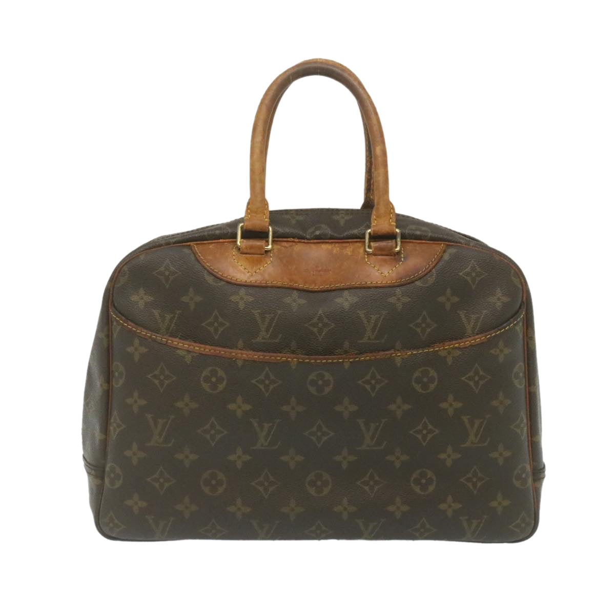 LOUIS VUITTON Monogram Deauville Hand Bag M47270 LV Auth 29206