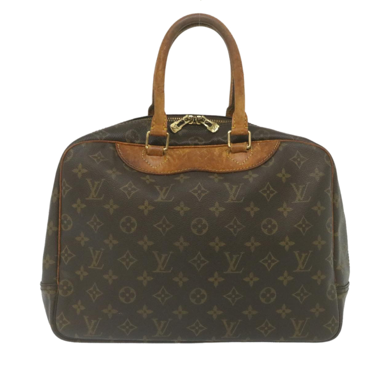 LOUIS VUITTON Monogram Deauville Hand Bag M47270 LV Auth 29206