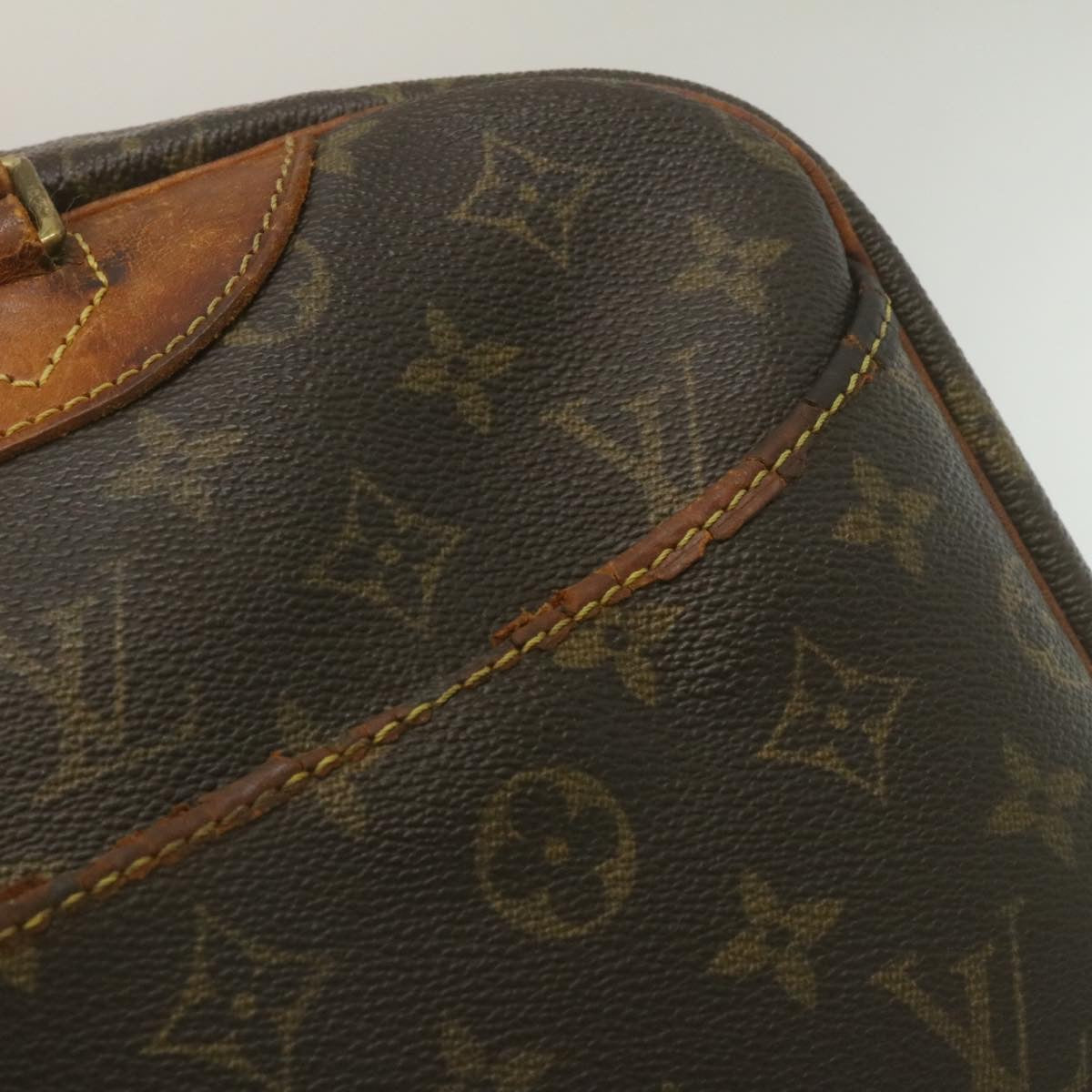 LOUIS VUITTON Monogram Deauville Hand Bag M47270 LV Auth 29206