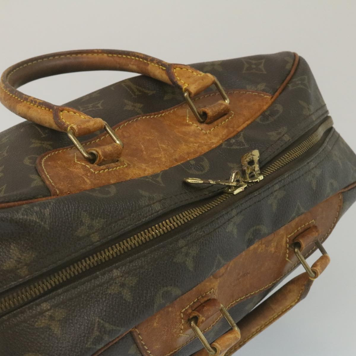 LOUIS VUITTON Monogram Deauville Hand Bag M47270 LV Auth 29206