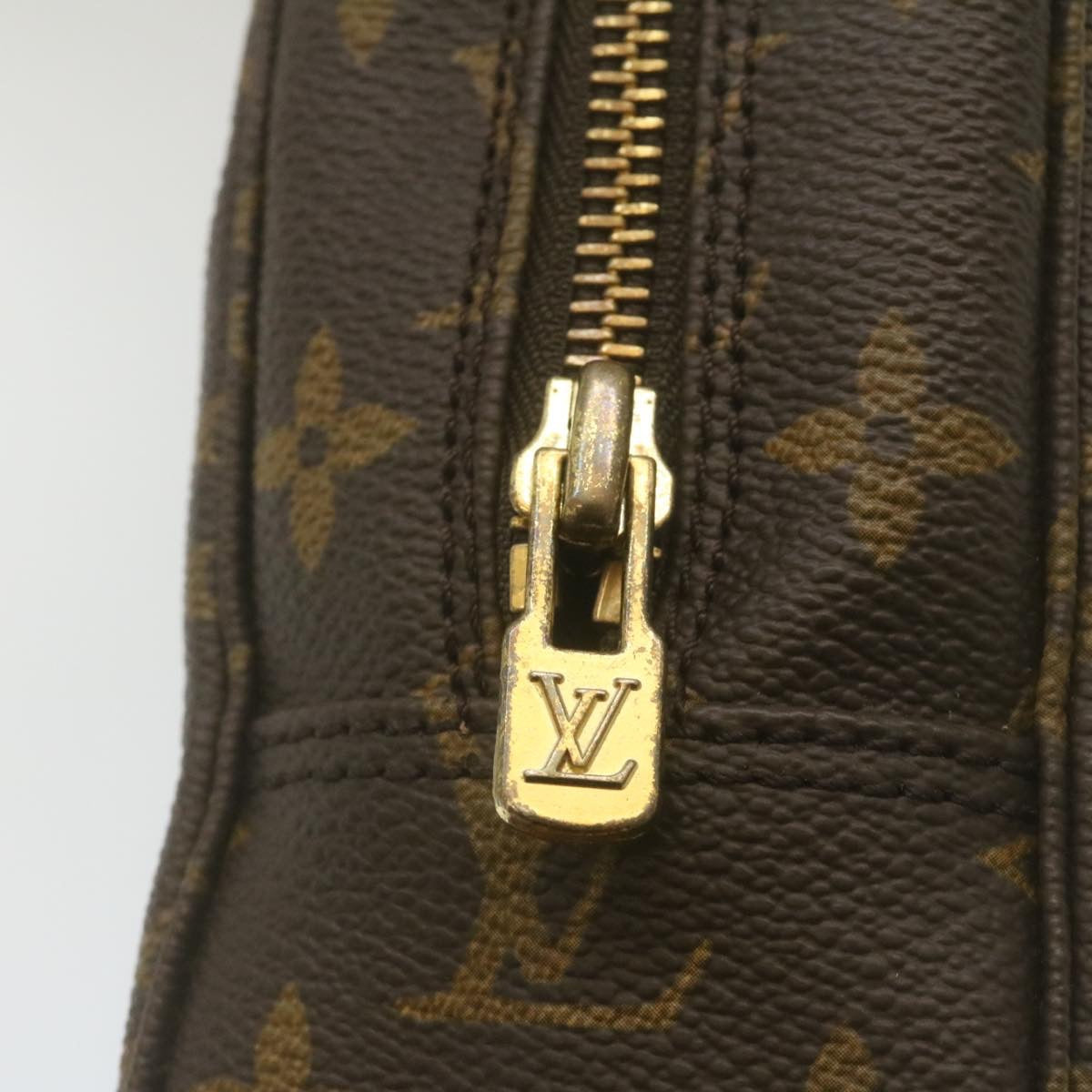 LOUIS VUITTON Monogram Trousse Toilette 23 Clutch Bag M47524 LV Auth 29213