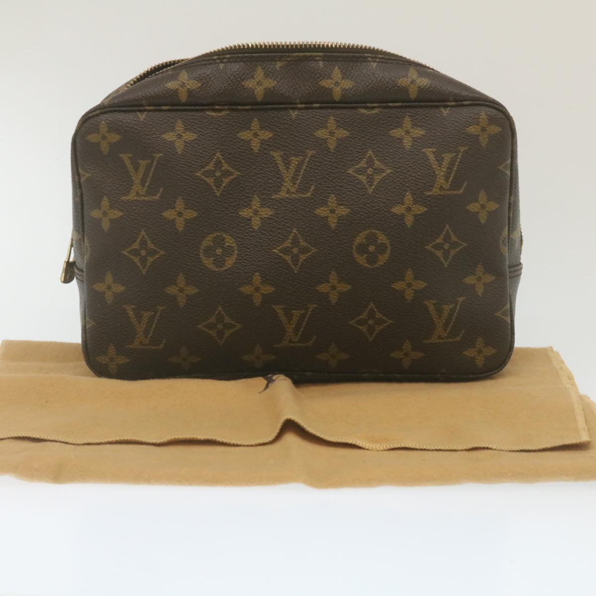 LOUIS VUITTON Monogram Trousse Toilette 23 Clutch Bag M47524 LV Auth 29213