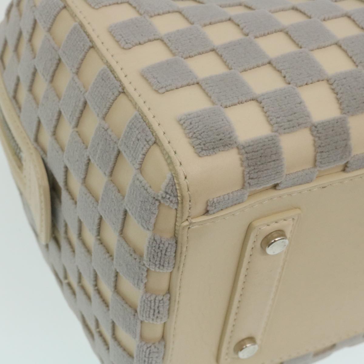 LOUIS VUITTON Damier Cubic Speedy Cube PM Hand Bag White M48909 LV Auth 29243A