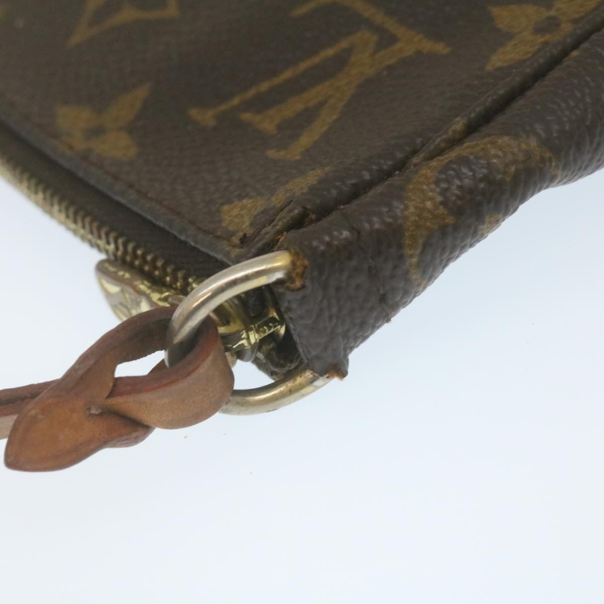 LOUIS VUITTON Monogram Pochette Accessoires Pouch M51980 LV Auth 29271