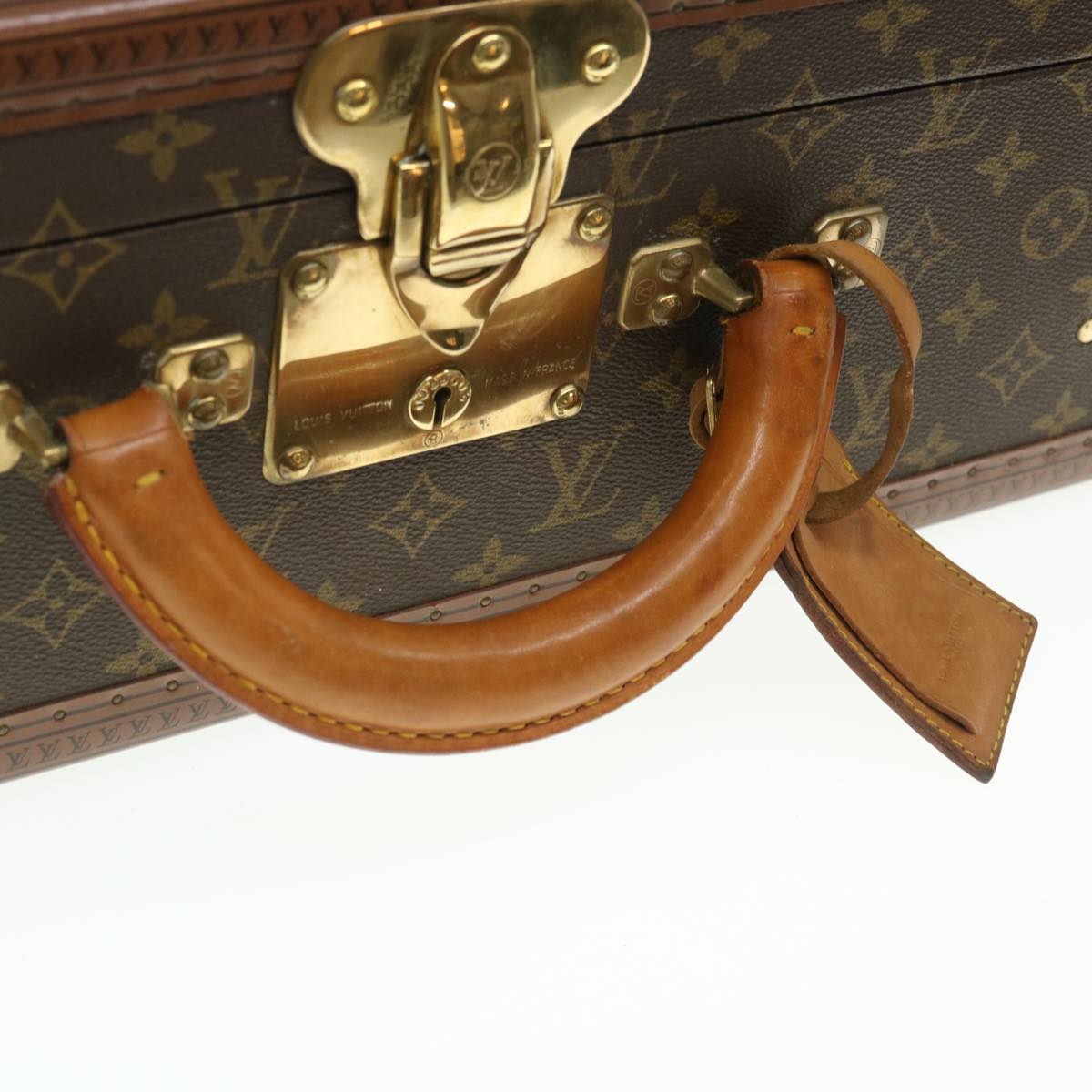 LOUIS VUITTON Monogram Bisten 70 Trunk Vintage M21324 LV Auth 29278A