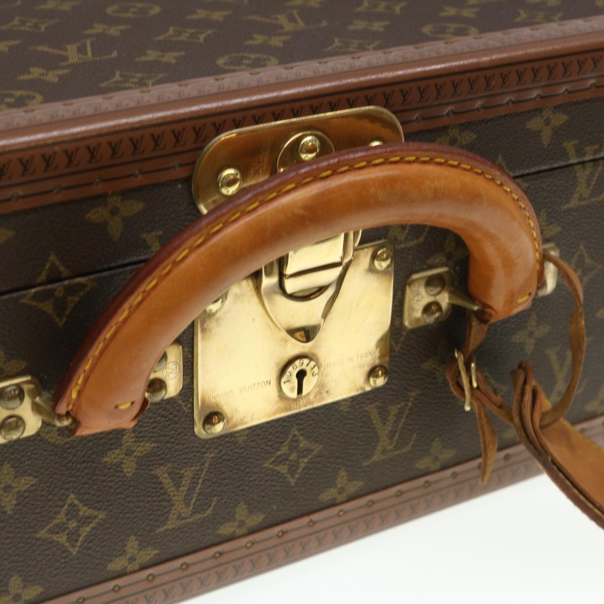 LOUIS VUITTON Monogram Bisten 70 Trunk Vintage M21324 LV Auth 29278A