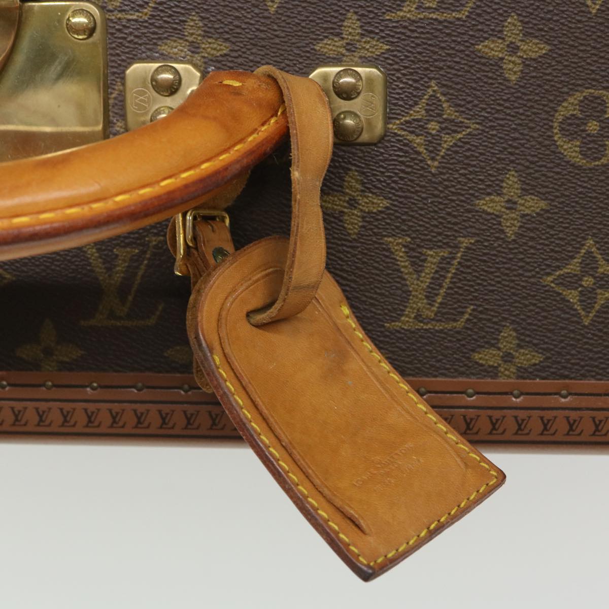 LOUIS VUITTON Monogram Bisten 70 Trunk Vintage M21324 LV Auth 29278A