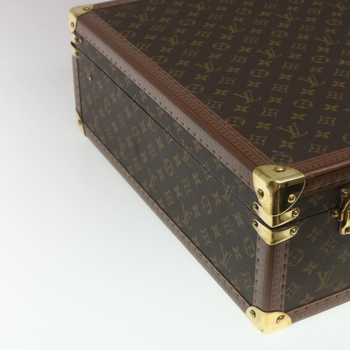 LOUIS VUITTON Monogram Bisten 70 Trunk Vintage M21324 LV Auth 29278A