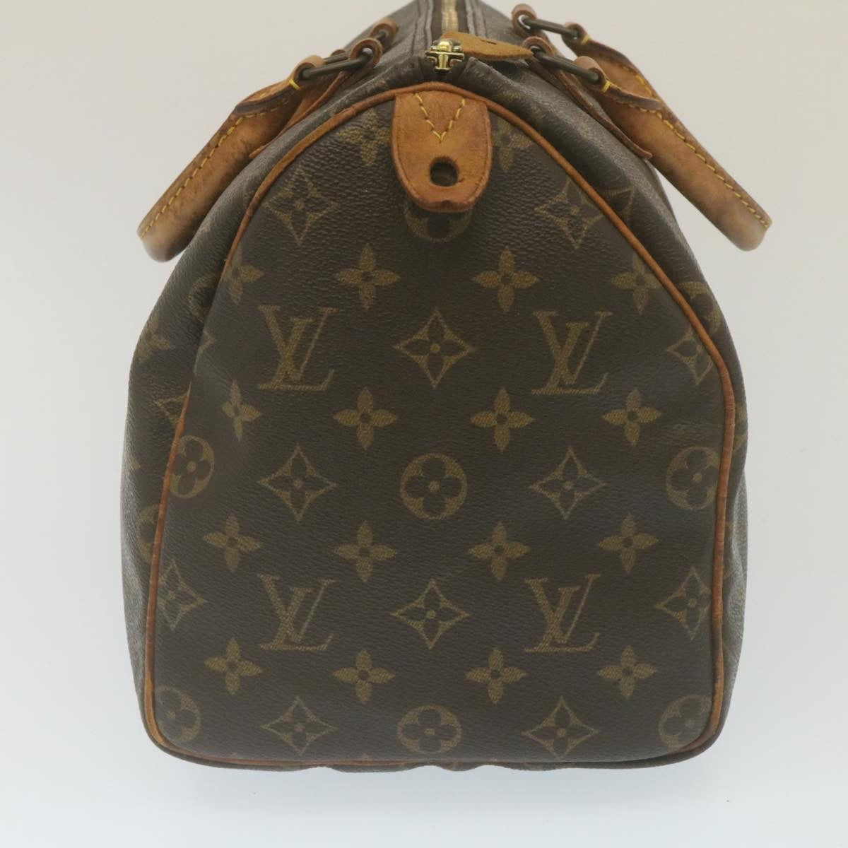 LOUIS VUITTON Monogram Speedy 30 Hand Bag M41526 LV Auth 29296