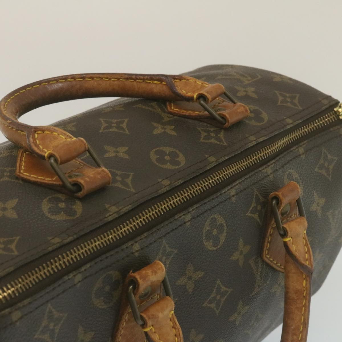 LOUIS VUITTON Monogram Speedy 30 Hand Bag M41526 LV Auth 29296