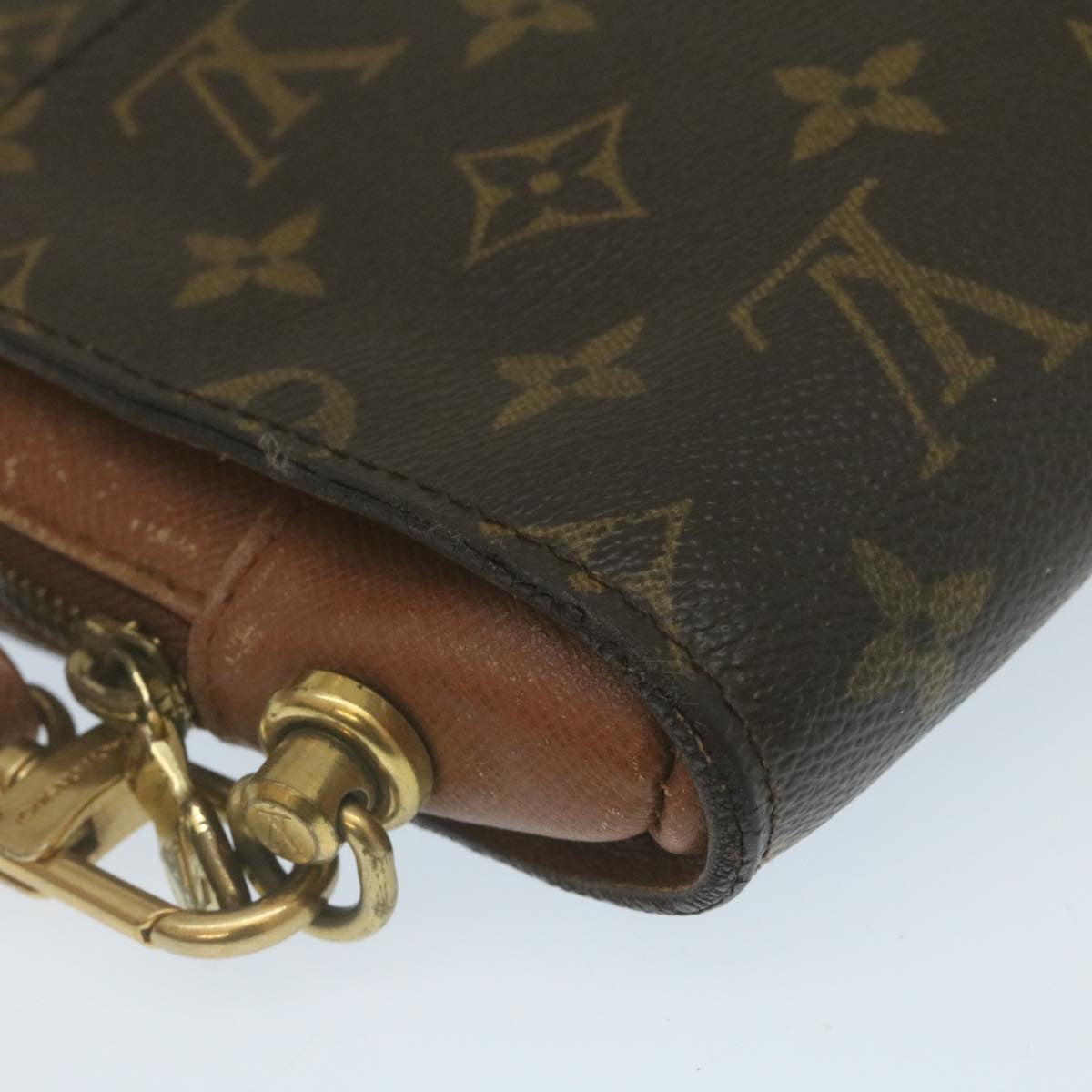 LOUIS VUITTON Monogram Orsay Clutch Bag M51790 LV Auth 29314