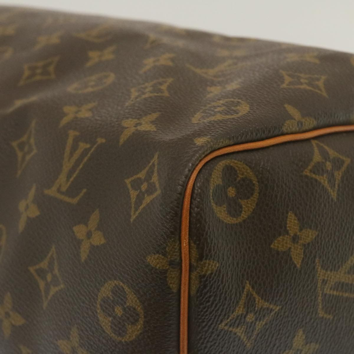 LOUIS VUITTON Monogram Speedy 35 Hand Bag M41524 LV Auth 29316