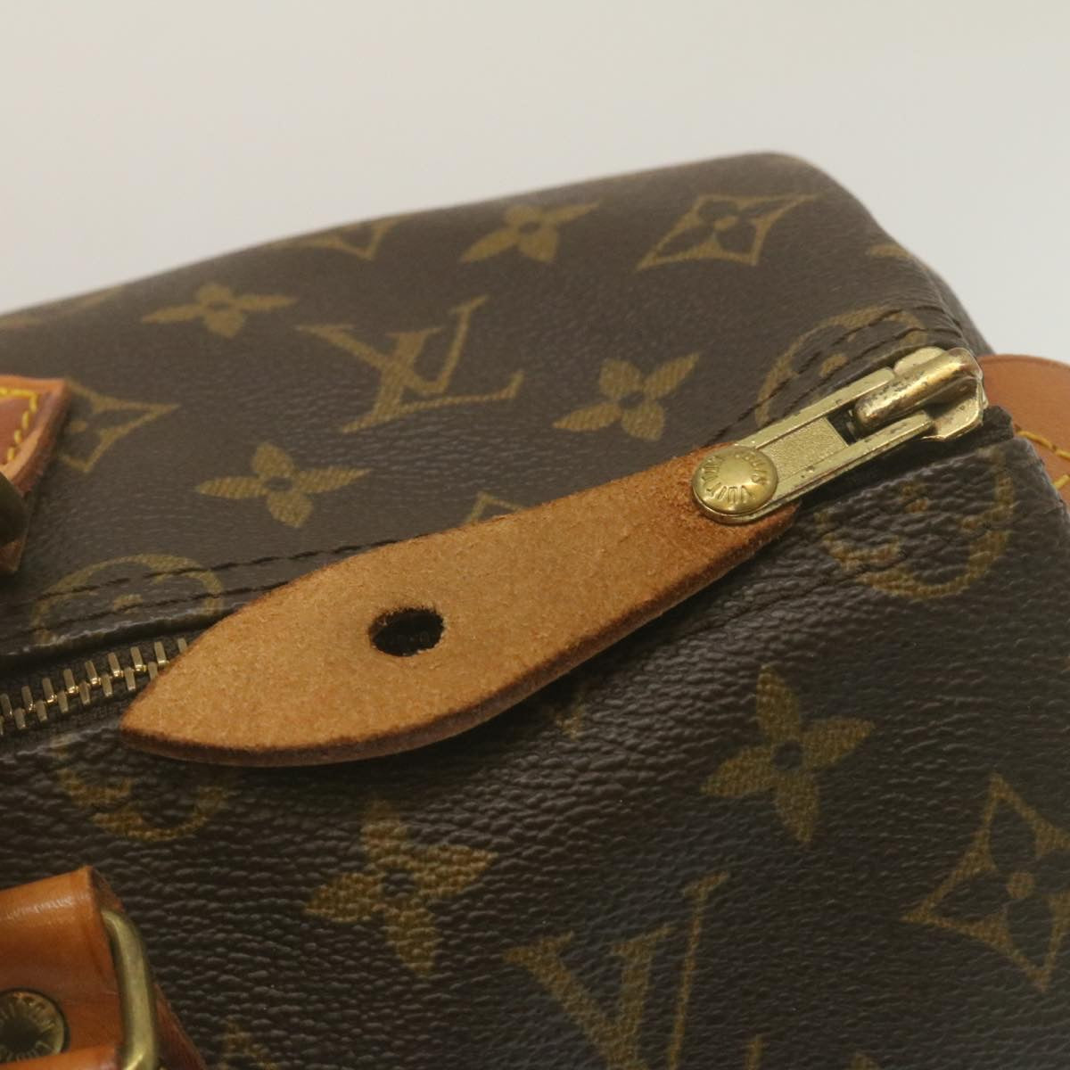 LOUIS VUITTON Monogram Speedy 35 Hand Bag M41524 LV Auth 29316