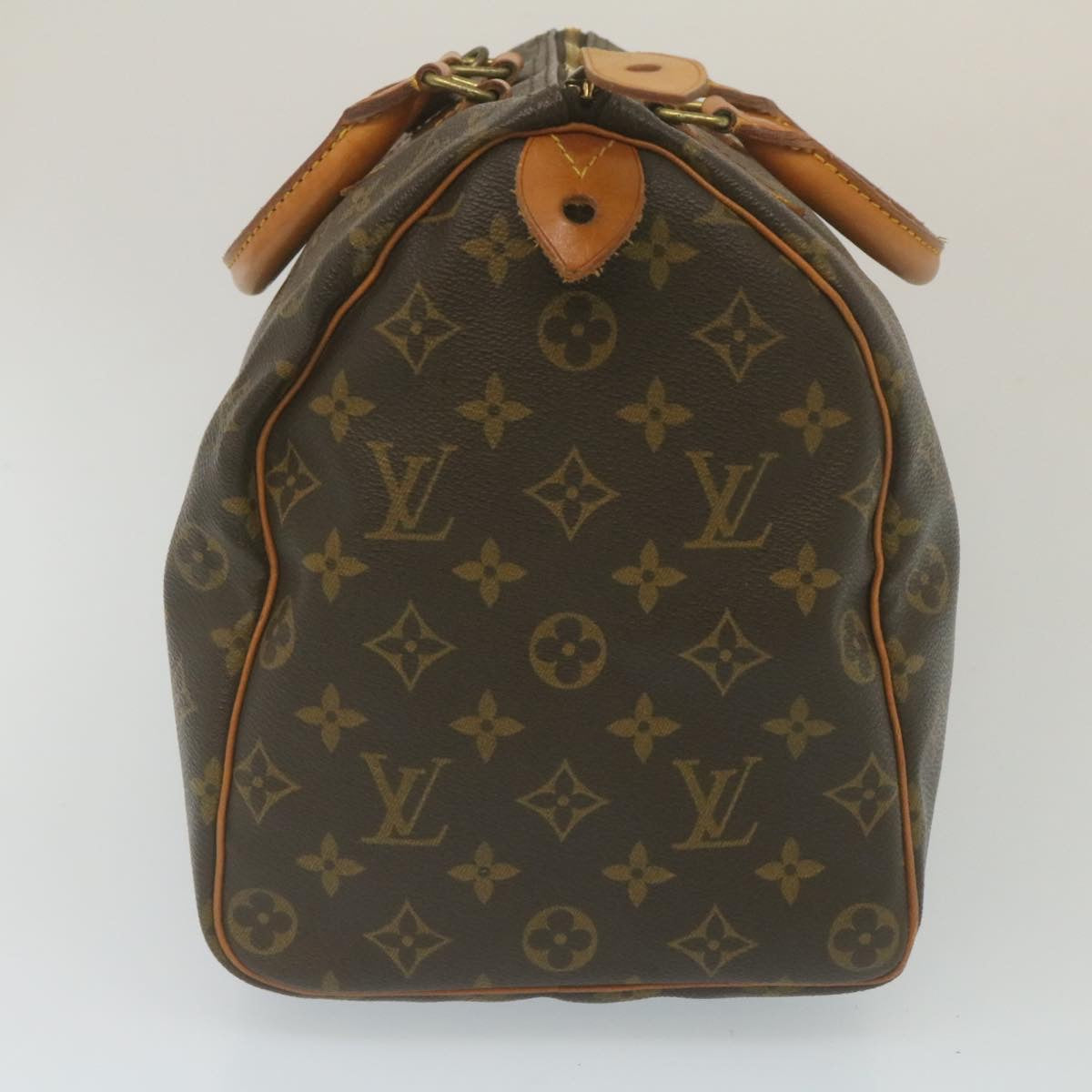 LOUIS VUITTON Monogram Speedy 35 Hand Bag M41524 LV Auth 29316