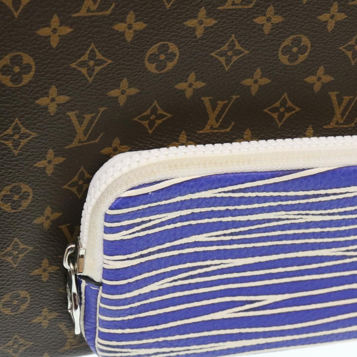 LOUIS VUITTON Monogram Pochette A4 Clutch Bag Virgil Abloh M69690 LV Auth 29439A