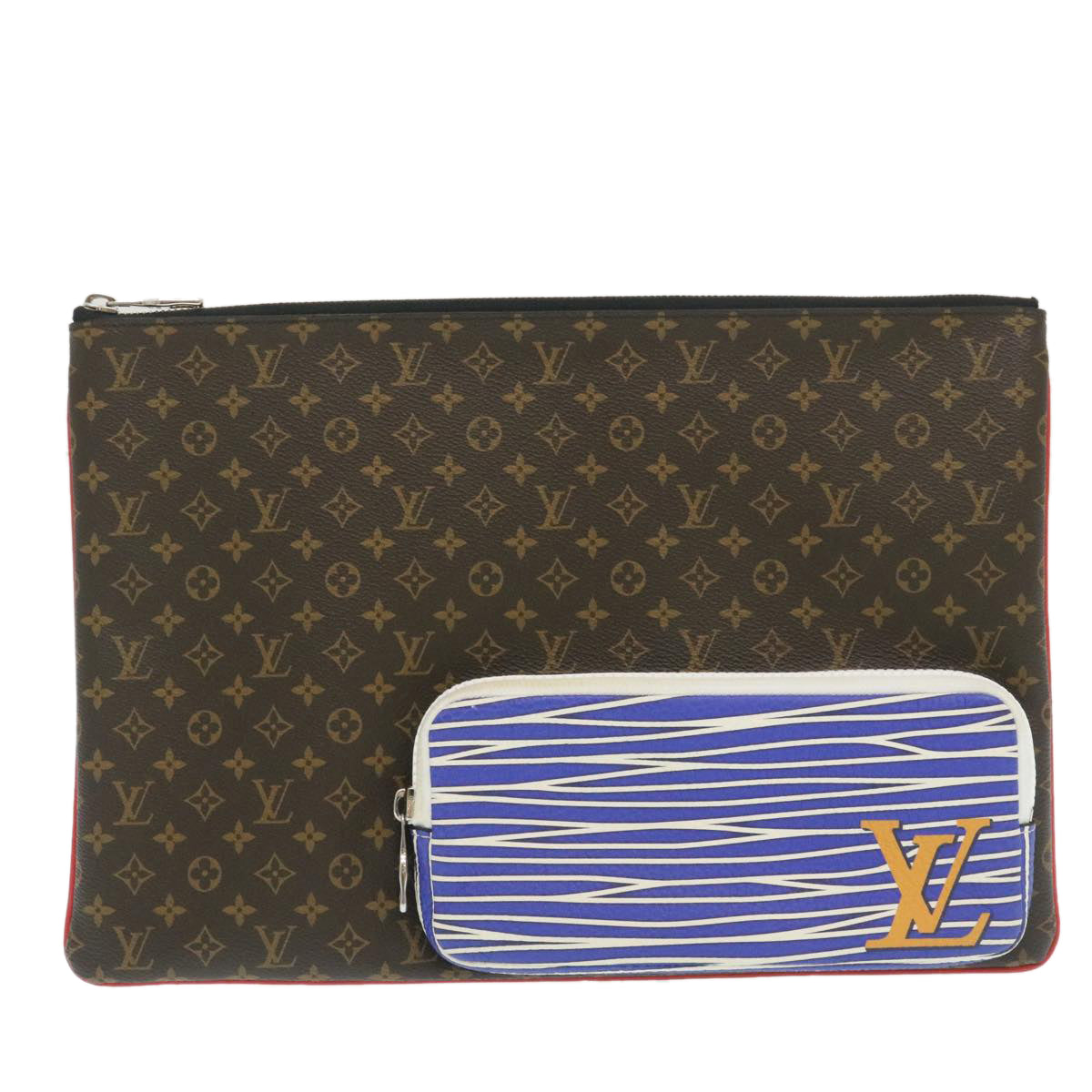 LOUIS VUITTON Monogram Pochette A4 Clutch Bag Virgil Abloh M69690 LV Auth 29439A