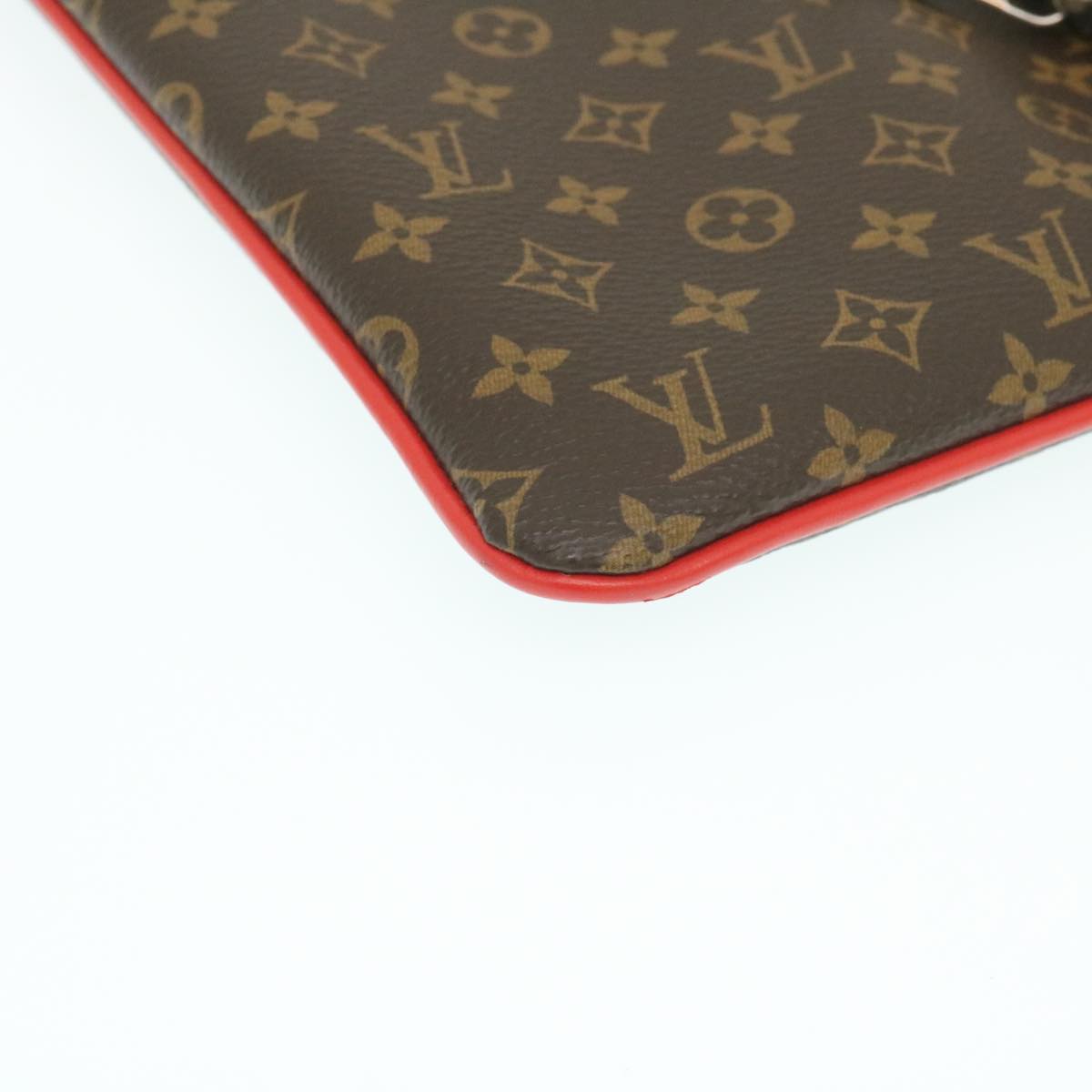 LOUIS VUITTON Monogram Pochette A4 Clutch Bag Virgil Abloh M69690 LV Auth 29439A