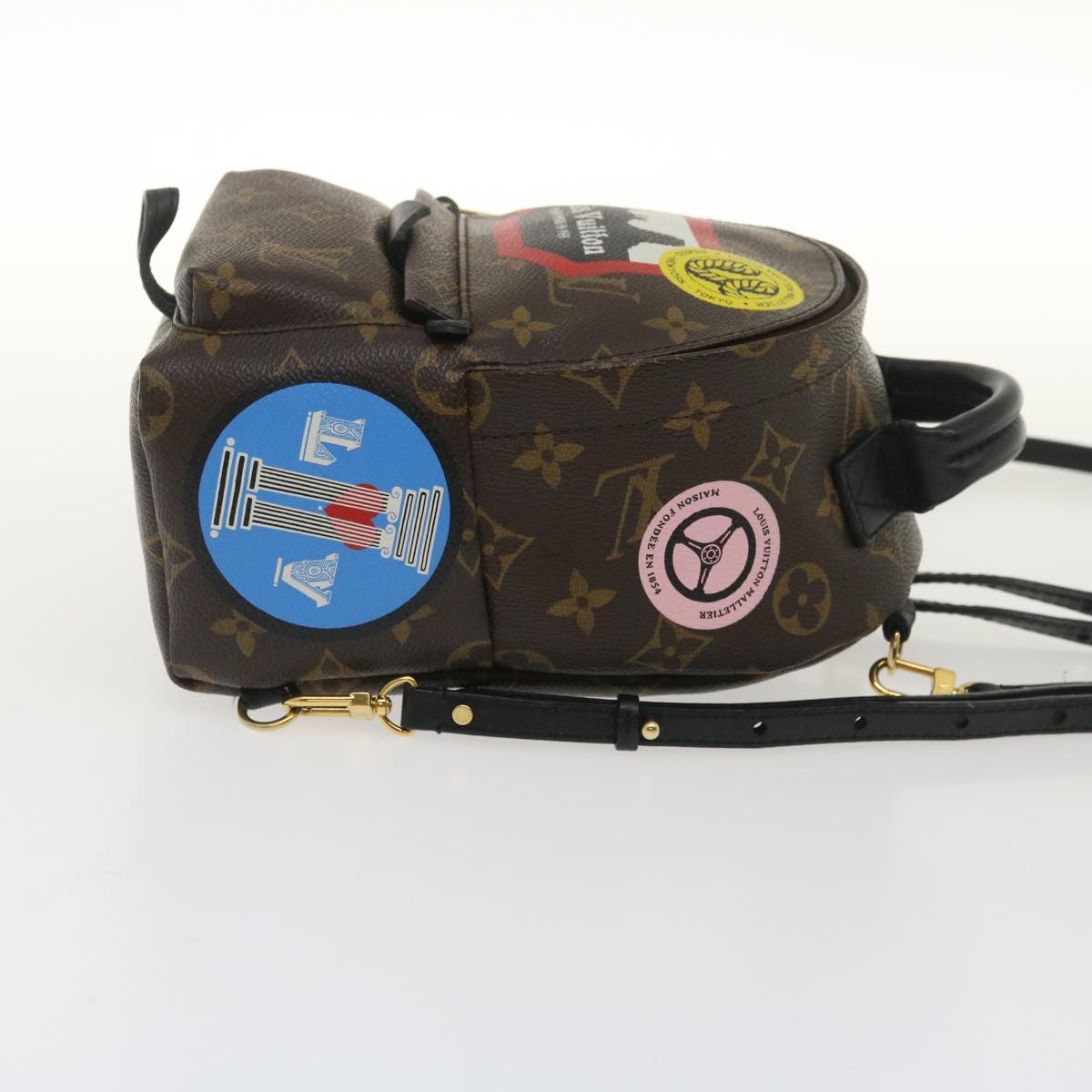 LOUIS VUITTON Monogram World Tour Palm Springs Shoulder Bag M42971 Auth 29526A