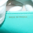 CHANEL Mini Matelasse Flap Chain Shoulder Bag Lamb Skin Light Blue Auth 29527A-22