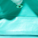 CHANEL Mini Matelasse Flap Chain Shoulder Bag Lamb Skin Light Blue Auth 29527A-11