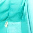 CHANEL Mini Matelasse Flap Chain Shoulder Bag Lamb Skin Light Blue Auth 29527A-23