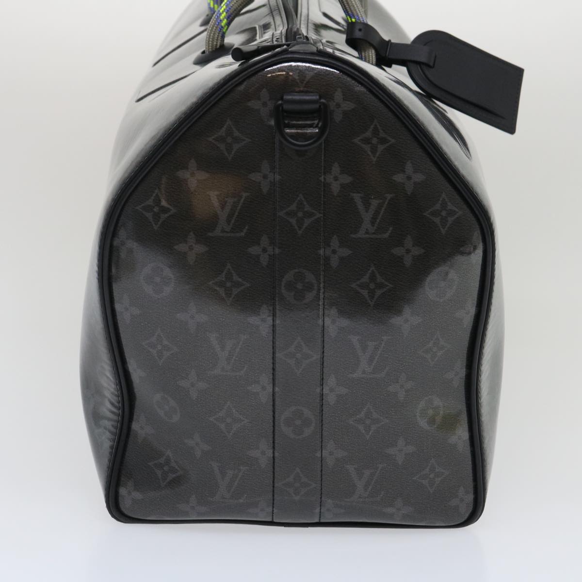 LOUIS VUITTON Eclipse Glaze Keepall Bandouliere 50 Boston Bag M43901 Auth 29548A