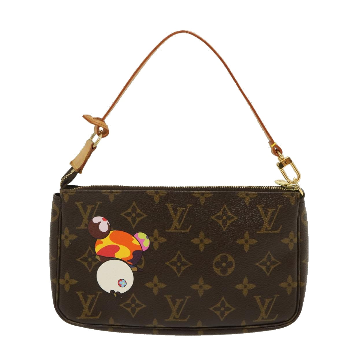 LOUIS VUITTON Monogram Panda Pochette Accessoires Pouch M51981 LV Auth 29555A - 0