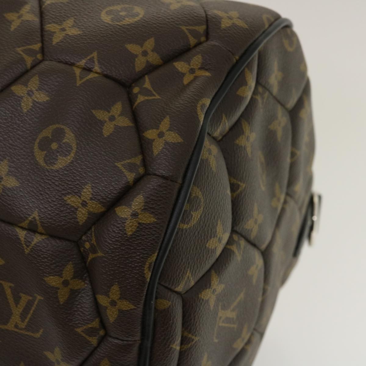 LOUIS VUITTON Monogram Macassar Neo sporty Hexagon Boston Bag M40398 Auth 29557A