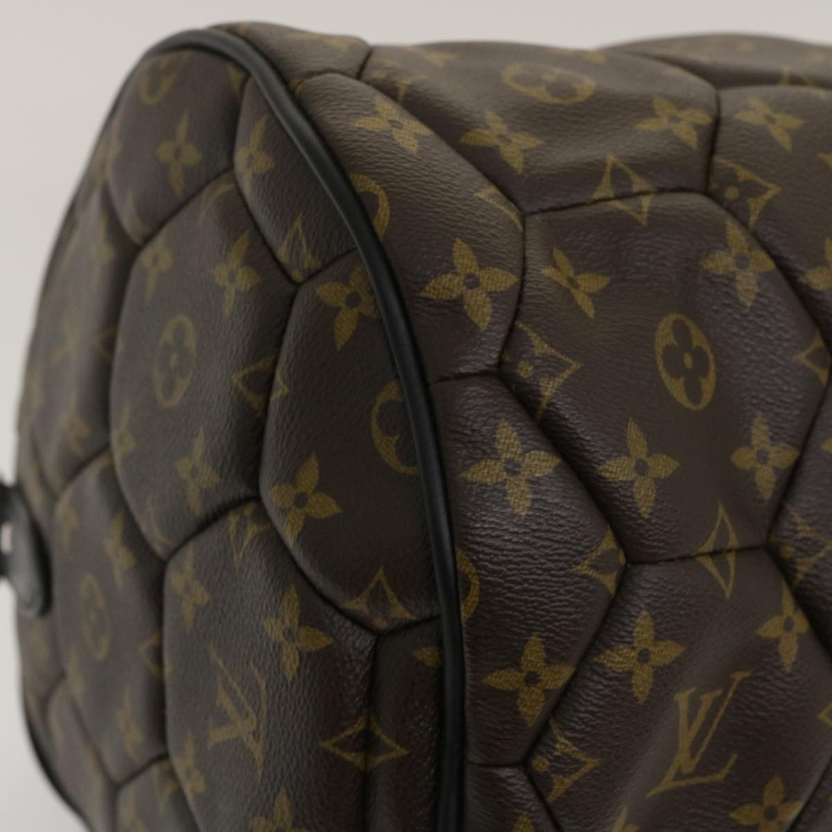 LOUIS VUITTON Monogram Macassar Neo sporty Hexagon Boston Bag M40398 Auth 29557A