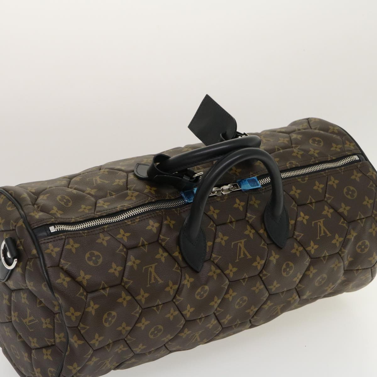 LOUIS VUITTON Monogram Macassar Neo sporty Hexagon Boston Bag M40398 Auth 29557A