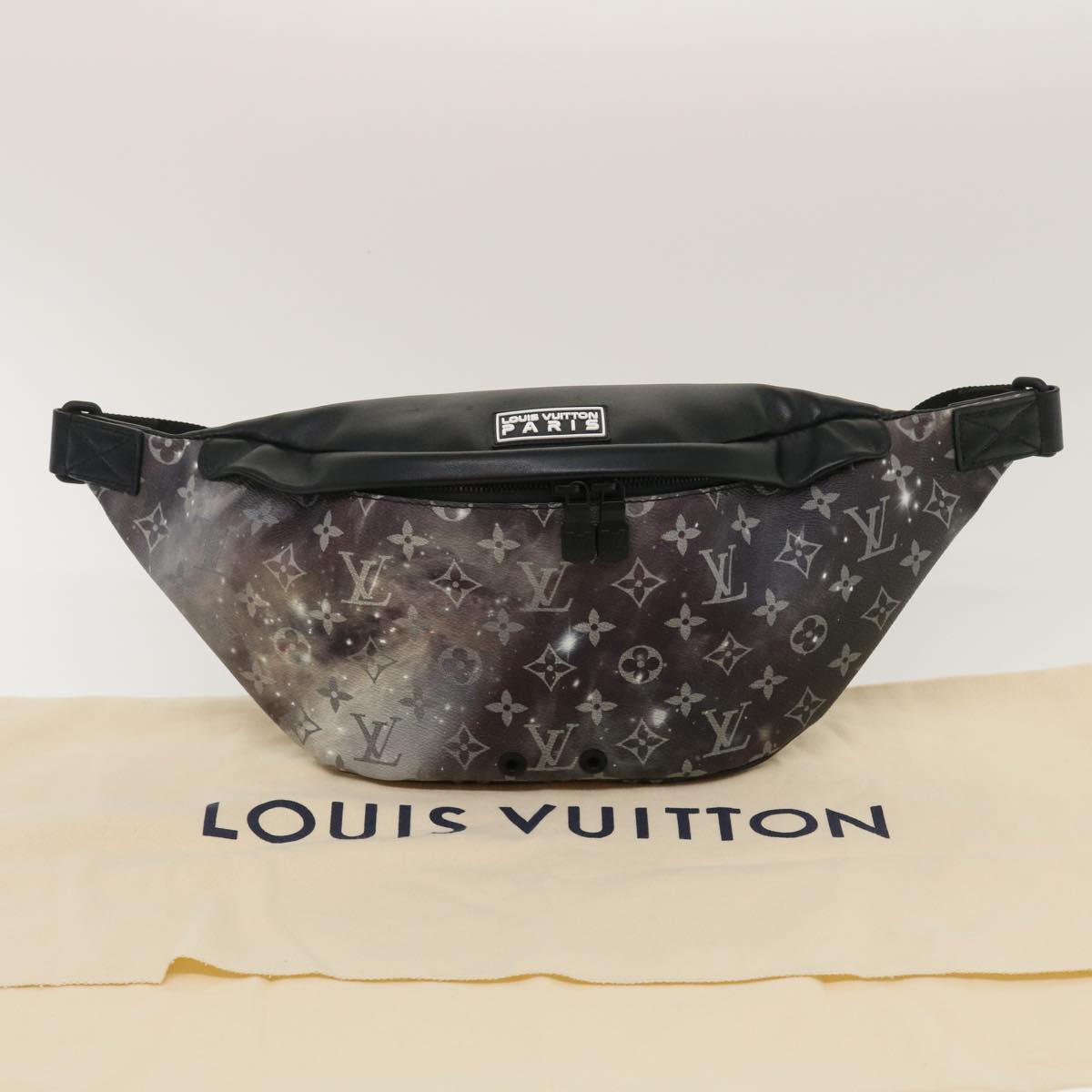 LOUIS VUITTON Monogram Galaxy Bum Bag Shoulder Bag Gray M44444 LV Auth 29569A