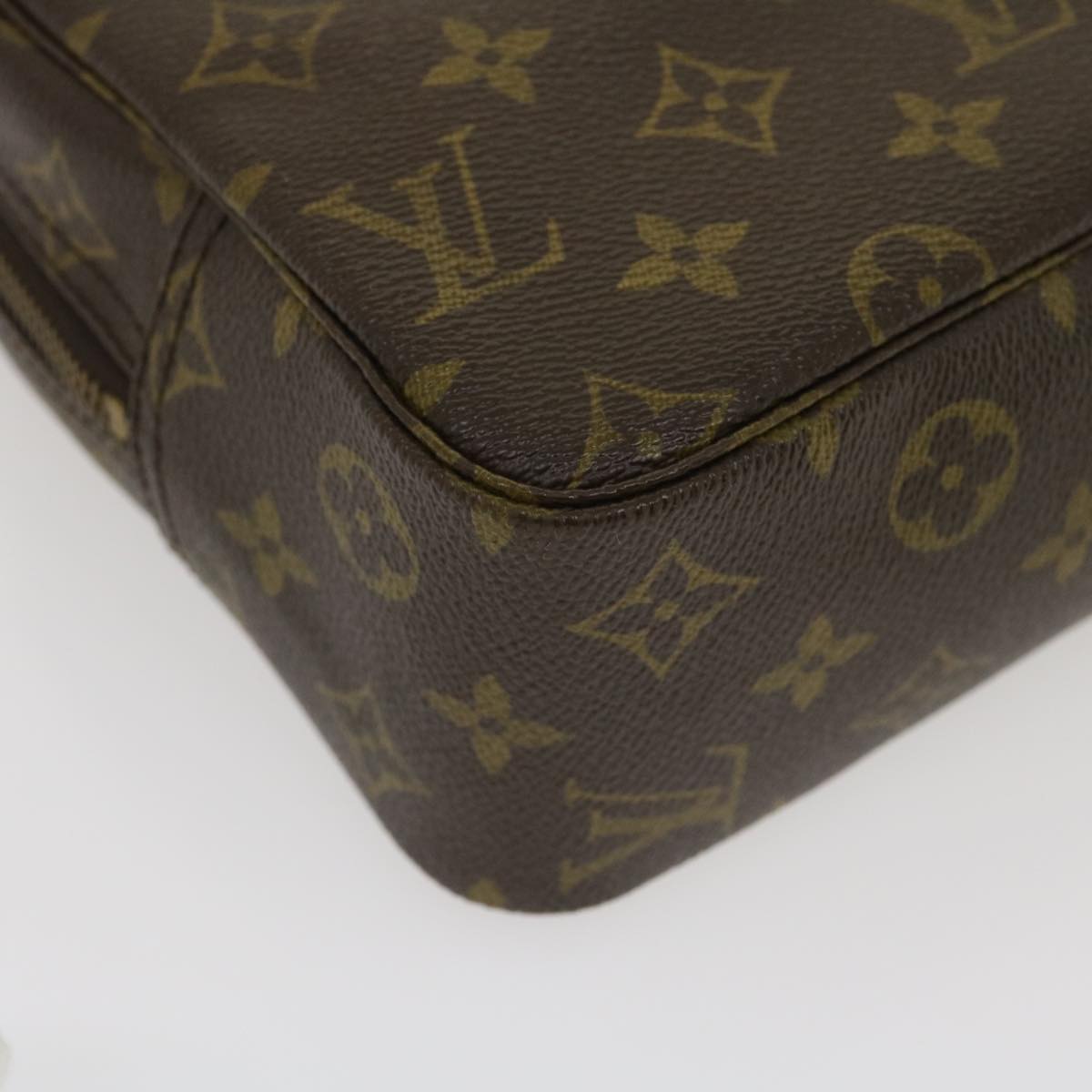 LOUIS VUITTON Monogram Trousse Toilette 28 Clutch Bag M47522 LV Auth 29575A