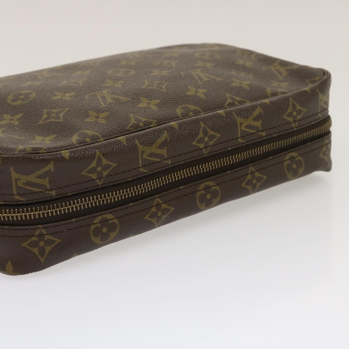 LOUIS VUITTON Monogram Trousse Toilette 28 Clutch Bag M47522 LV Auth 29575A