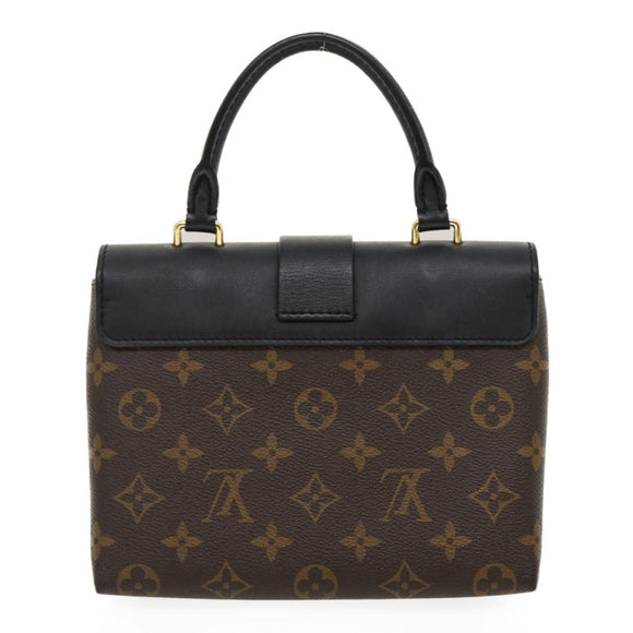 LOUIS VUITTON Monogram Rocky BB 2Way Hand Shoulder Bag Black M44141 Auth 29587A
