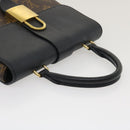 LOUIS VUITTON Monogram Rocky BB 2Way Hand Shoulder Bag Black M44141 Auth 29587A-7