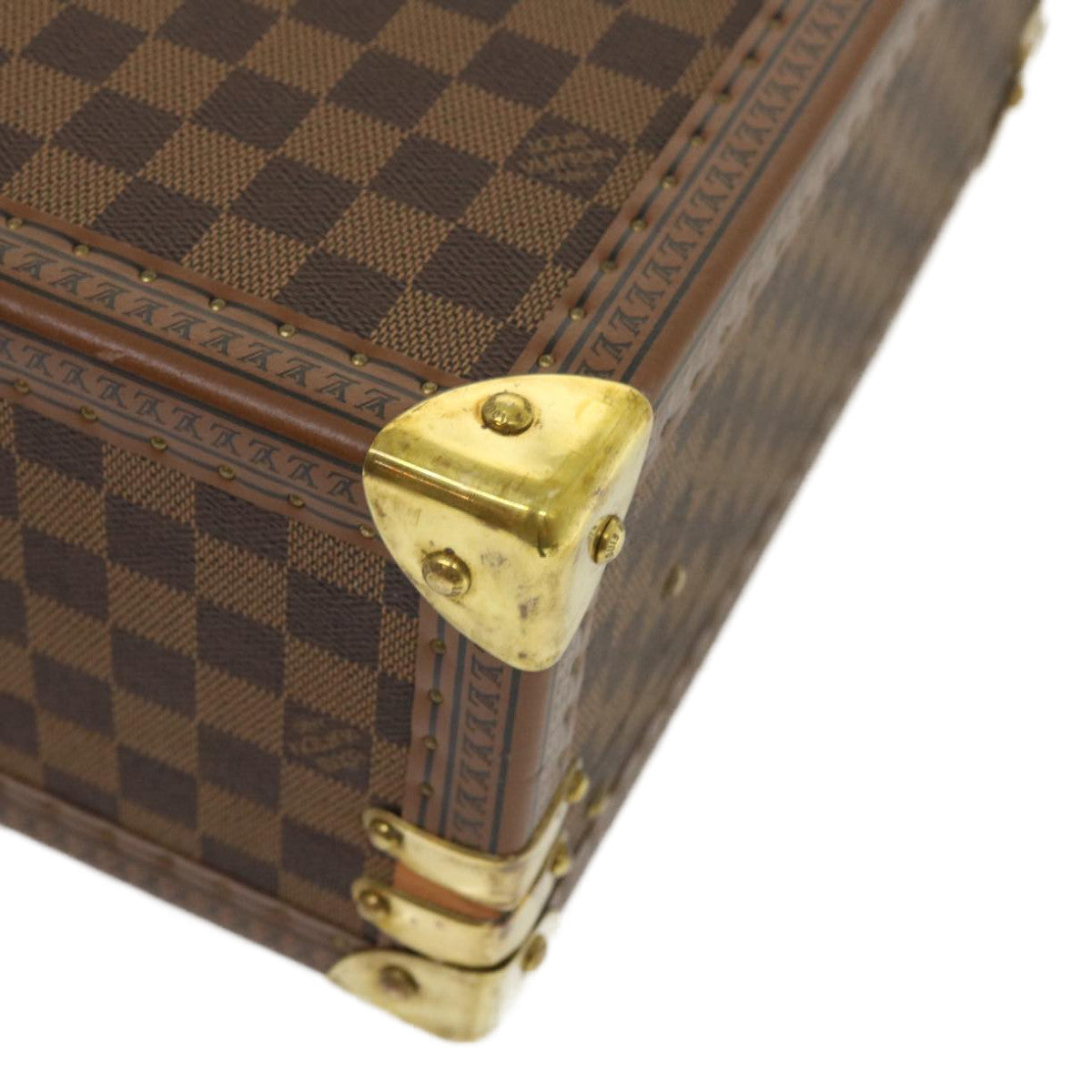 LOUIS VUITTON Damier Ebene Cotteville 40 Trunk LV Auth 29607A