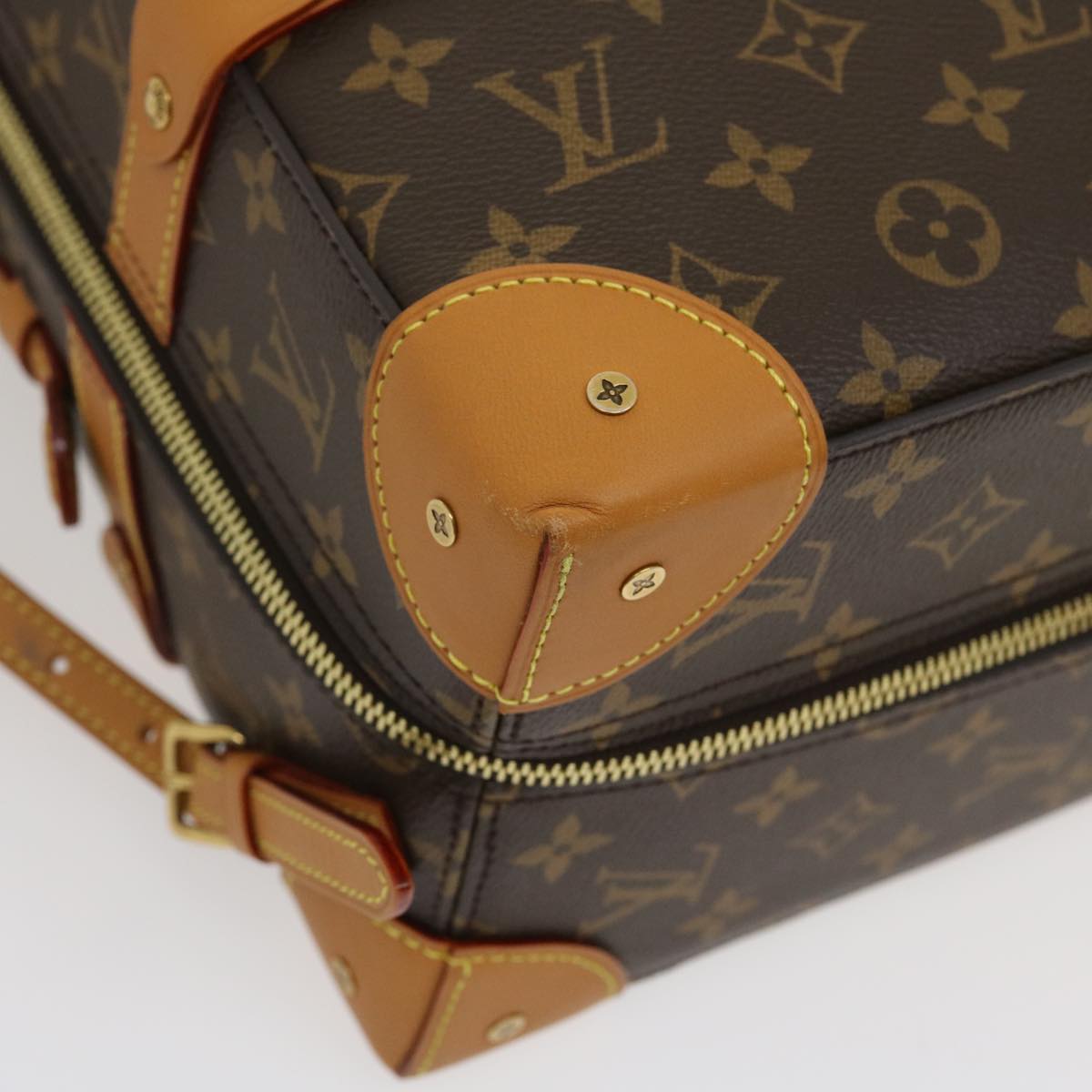 LOUIS VUITTON Monogram Soft Trunk Backpack MM Trunk M44749 LV Auth 29610A