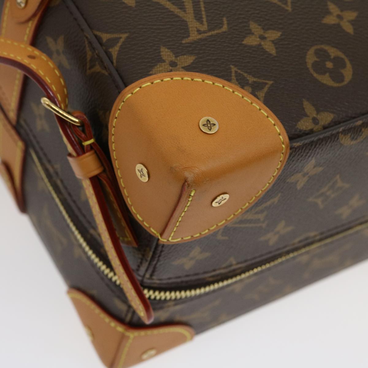 LOUIS VUITTON Monogram Soft Trunk Backpack MM Trunk M44749 LV Auth 29610A