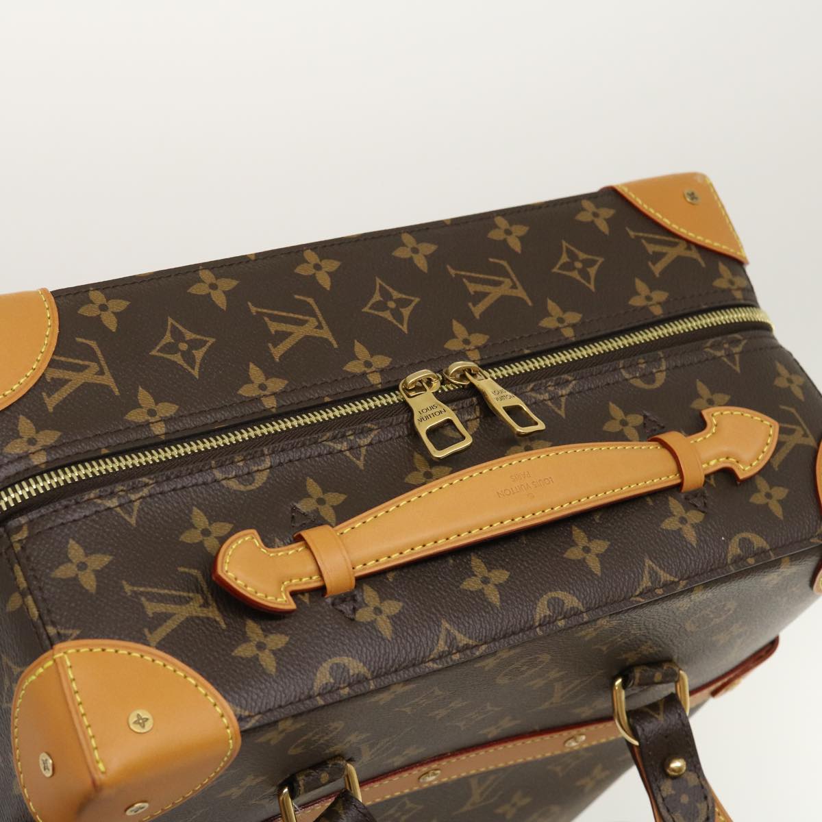 LOUIS VUITTON Monogram Soft Trunk Backpack MM Trunk M44749 LV Auth 29610A