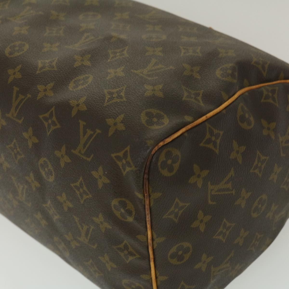 LOUIS VUITTON Monogram Speedy 35 Hand Bag M41524 LV Auth 29655