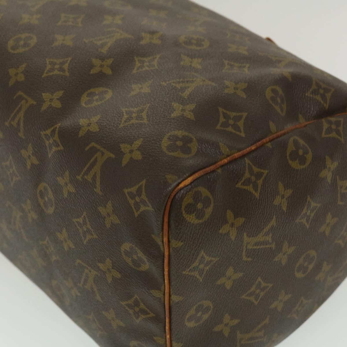 LOUIS VUITTON Monogram Speedy 35 Hand Bag M41524 LV Auth 29655