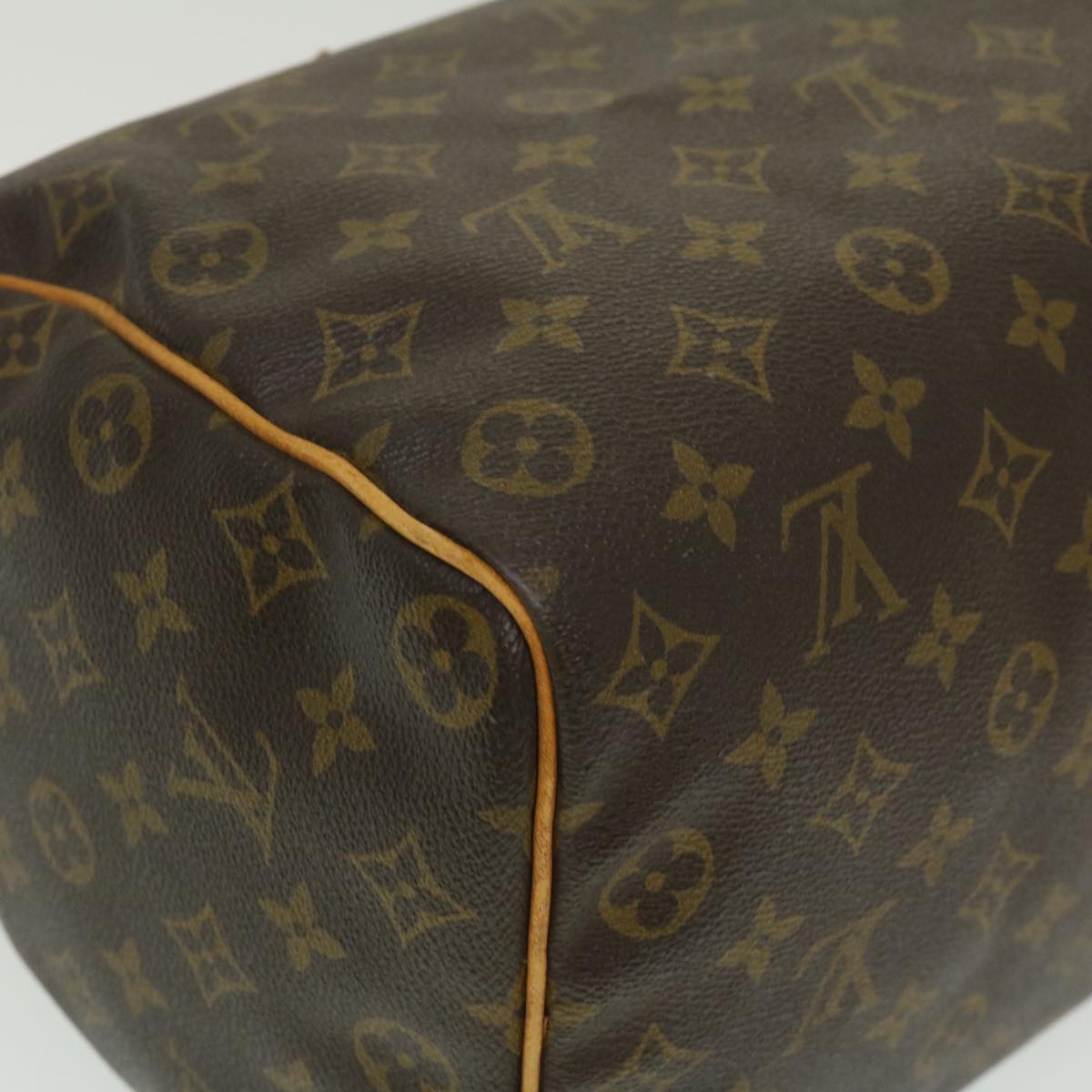 LOUIS VUITTON Monogram Speedy 35 Hand Bag M41524 LV Auth 29655